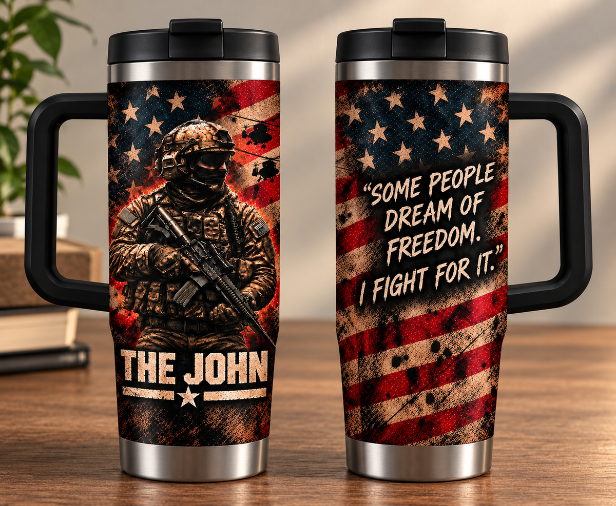 Personalized military tumbler 40 oz – I Sell MIlistuffs